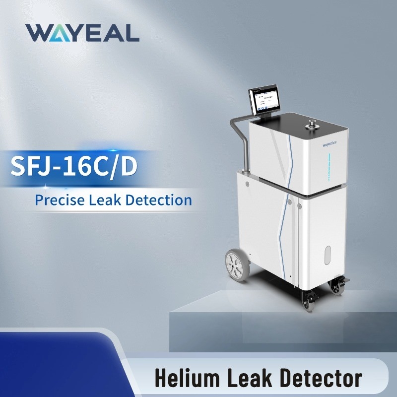 دستگاه کشف نشت هلیوم سایز گسترده ی Wayeal SFJ-16C با تفنگ شنوایی و اسپری