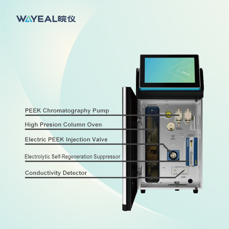 IC6200 PEEK دستگاه کروماتوگرافی پمپ برای تجزیه و تحلیل آنیون ها یا کتیون ها