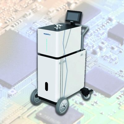 7 اینچ رنگ صفحه لمسی واکوم هلیوم دستگاه کشف نشت