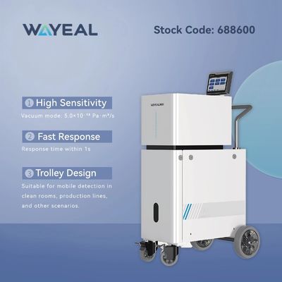 کیفیت میزان تشخیص نشت کوچک 5*10-13Pa.m3/s هلیوم نشت کش با صفحه لمسی 7 اینچی کارخانه